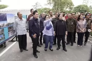 Kembangkan Warisan Bung Karno di Bali, Ini Momen Erick Thohir Dampingi Megawati