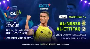 Link Live Streaming Debut Cristiano Ronaldo Bersama Al-Nassr: Tonton Gratis di RCTI Plus!
