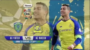 LIVE di iNews! Cristiano Ronaldo Siap Berlaga Malam Ini, Saksikan dalam Saudi Pro League Al-Nassr vs Al-Fateh