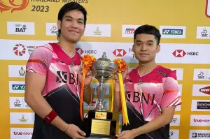 Sakit Flu Tak Halangi Leo Rolly Carnando Menjuarai Thailand Masters 2023