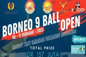 Rizky ESBE Juara Turnamen Borneo 9 Ball Open di Pontianak