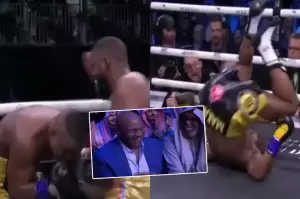 Mike Tyson Tertawa Terbahak-bahak Lihat Badou Jack Pukul KO Ilunga Makabu