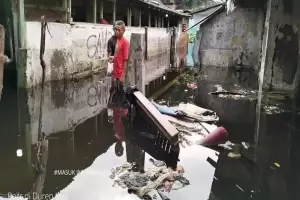 Sudah 5 Bulan, Banjir di Gang Cue Bekasi Ini Tak Pernah Surut