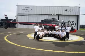 Unik, Merek Lampu Pikolite Branding dengan Helikopter Bell 505 Helicity