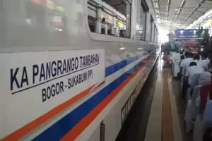 KA Pangrango Lintas Bogor-Sukabumi Tak Beroperasi Hari Ini Akibat Longsor, Tiket Diganti 100%