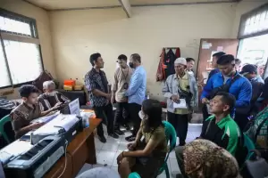 Peserta Mudik Gratis Pemprov DKI Padati Kantor Sudinhub Jakarta Utara