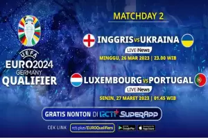 Link Live Streaming Kualifikasi Piala Eropa 2024 di RCTI+: Inggris dan Portugal Siap Lanjutkan Tren Positif