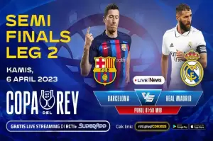 Live di RCTI+: Tonton Keseruan El Clasico Barcelona vs Real Madrid, Kamis (6/4/2023) Dini Hari