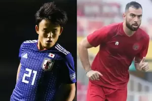 Piala Asia 2023 Indonesia vs Jepang : Head to Head Takefusa Kubo vs Jordi Amat