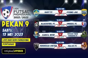 Link Live Streaming Liga Futsal Profesional 2022/2023: Black Steel, BTS dan Pendekar United Tampil Hari Ini