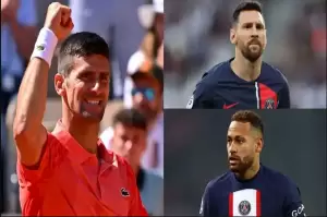 Anak Terbang ke Paris, Djokovic Ajak Bertemu Messi dan Neymar