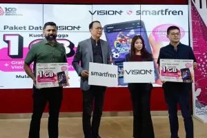 Smartfren Hadirkan Paket Data Vision+, Berikan Kemudahan Streaming Hiburan dengan Harga Terjangkau