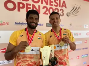 Rankireddy/Shetty Sanjung Penonton Indonesia Open 2023 di Istora Senayan