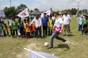 Diikuti 64 Tim, Perindo Gelar Turnamen Sepak Bola Usia Dini di Riau
