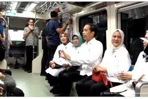 Presiden Jokowi: LRT Jabodebek Habiskan Anggaran Rp32,6 Triliun