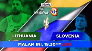 Malam ini! Perjuangan Ketat untuk Meraih Peringkat Terbaik, Lithuania vs Slovenia di FIBA World Cup 2023, Live di iNews