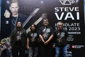 Gitaris Steve Vai Akan Gelar Konser di Jakarta pada Oktober 2023