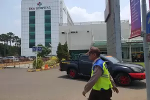 Tim Gegana Tinggalkan RS Eka Hospital, Pelayanan Rumah Sakit Normal