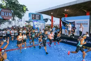 Bikin Kagum, Lomba Lari Garmin Run Indonesia 2023 Diikuti 5 Ribu Peserta