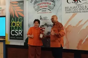 Jessica Tanoesoedibjo melalui MNC Peduli Raih Penghargaan Indonesia Besar, Berinovasi Tangani Sampah Makanan