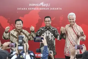 Makna dan Asal Batik Parang yang Dipakai 3 Bacapres saat Bertemu Presiden Jokowi