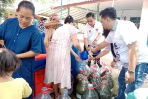 Pemuda Perindo Jabar Distribusikan Air Bersih di 4 Kecamatan Terdampak Kekeringan Bekasi