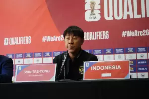Shin Tae-yong Soroti Lapangan Sintetis di Laga Timnas Indonesia vs Filipina