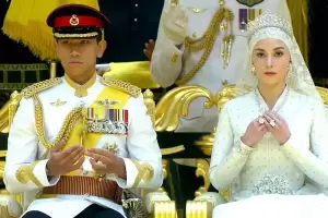 Resepsi Mewah Pangeran Mateen dan Anisha Isa, Presiden Jokowi Jadi Tamu Kehormatan