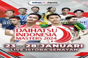 LIVE di MNCTV dan iNews: Dukung Perjuangan Jagoan Bulu Tangkis Tuan Rumah di Daihatsu Indonesia Masters 2024