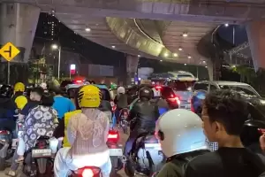 Sejumlah Ruas Jalan Raya di DKI Jakarta Macet Parah Malam Ini
