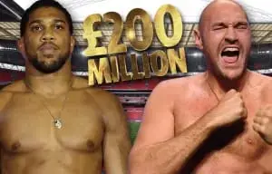 Tyson Fury vs Anthony Joshua Pertarungan Tinju Rp4 Triliun