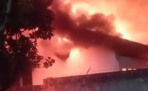 Kebakaran Melanda SMP Muhammadiyah Gisting Tanggamus, 2 Ruang Kelas Rusak Parah